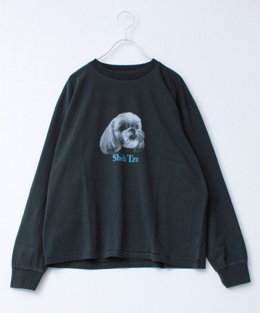 【WEB限定】【人気シリーズ】【DOG&CAT】犬猫ピグメントロンT