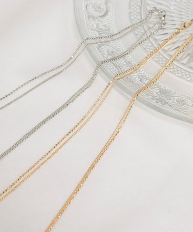 キャシャチェーン2連ネックレス