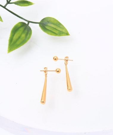 【ANNA SOTTILOTTA/アンナソッティロッタ】Pendanes DROPゴールドピアス