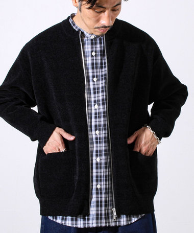 ［WEB限定 SPECIAL PRICE！］【チクチクしないニットシリーズ】モールダブルフェイス クルージップカーデ