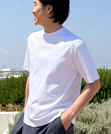 《ビジカジ対応》シルケットスムース　JACKET-Tシャツ