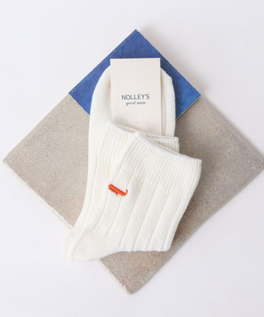 【OCTAVE OCTAVE/オクターブ オクターブ】別注クジラクォーターリブソックス