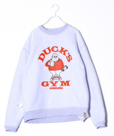 【Duckster/ダックスター】リバーシブルクルーネックスウェット