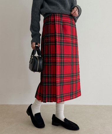 【O’NEIL OF DUBLIN/オニールオブダブリン】ミディ丈スカート