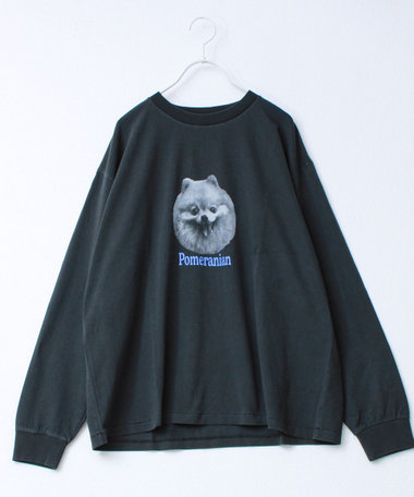 【WEB限定】【人気シリーズ】【DOG&CAT】犬猫ピグメントロンT