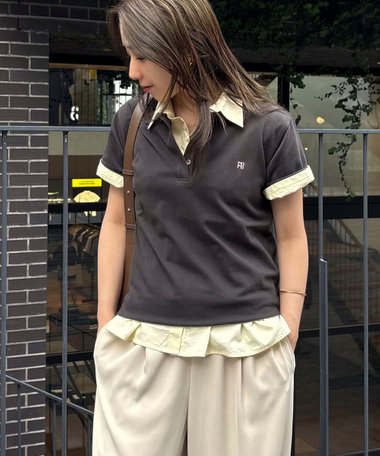 FR刺しゅうCOTTONポロシャツ