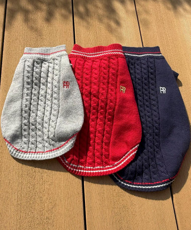 【FR PETS】FRチルデンケーブル柄ベスト