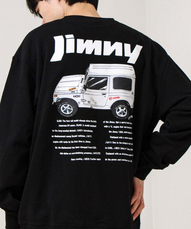 【ロングセラーコラボ】ジムニー×GLOSTER Suzuki Jimny 裏毛プリントスウェット