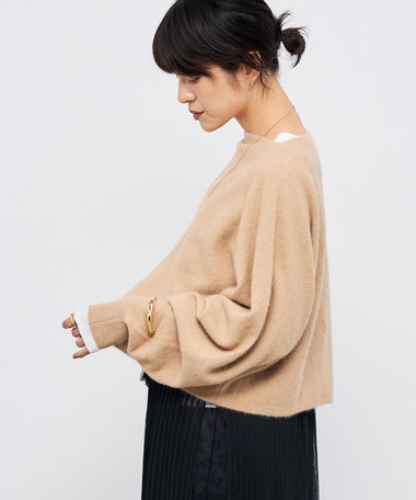 《手洗い可能》ウォッシャブルヘアリーショート丈プルオーバー