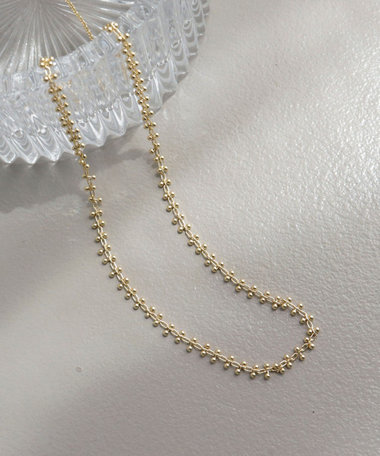 ツブツブチェーンネックレス