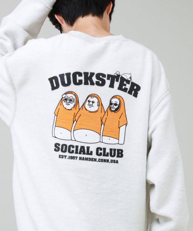 【Duckster/ダックスター】ユニセックス DUCK’S GYMリバーシブルスウェット