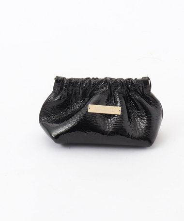 【MAQWEL/マクウェル】メタリックポーチ