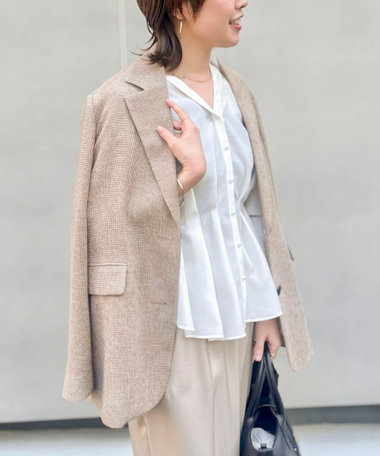 ウォッシャブルカラミオーバージャケット