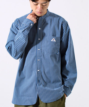 【GEVACO/ゲバコ】起毛バンドカラーシャツ