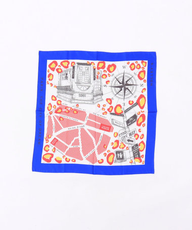 シルクプリントスカーフ66