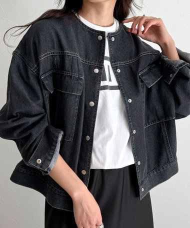 ノーカラージャケット｜ジャケット/アウター｜NOLLEY'S MALL