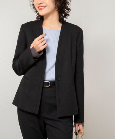 ノーカラージャケット｜ジャケット/アウター｜NOLLEY'S MALL