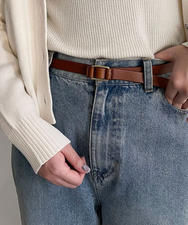 【atelier brugge/アトリエブルージュ】16mmスライドレザーベルト