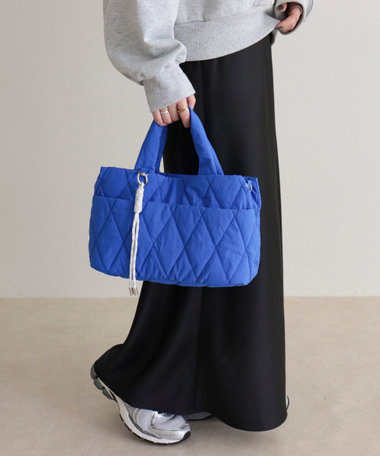 キルティング3ROOMトートバッグ