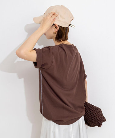 ウォッシャブルドローストTシャツ