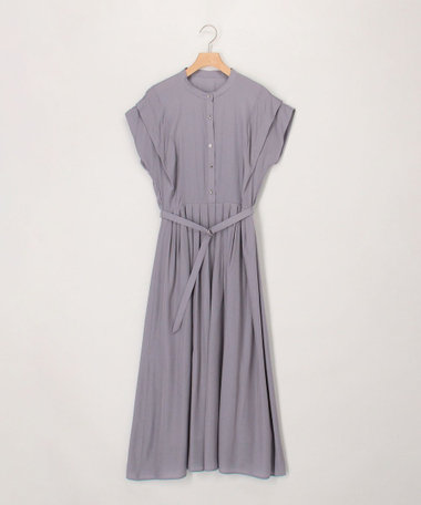 キュプラルックタックワンピース