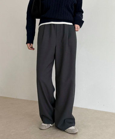 ウールライク5ポケイージーパンツ
