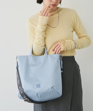 《WEB限定》スリム2WAYトートバッグ <クラウズナイロン>