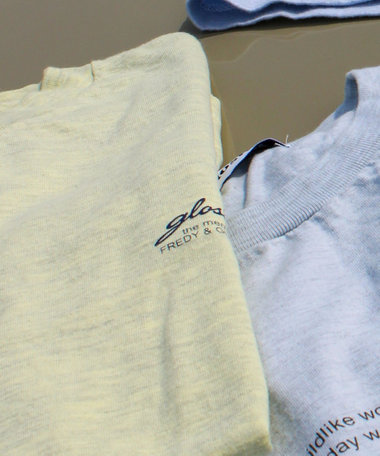 杢ボディ染め 配色ロゴ クルーネックカラーＴシャツ