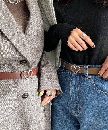 ハートバックルベルト