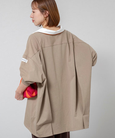 【MAQWEL/マクウェル】ウォッシャブルBIGラガーシャツ