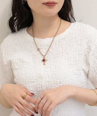 アンティーク調ハートネックレス