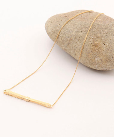 【ucalypt/ユーカリプト】Linear Ribbon Necklace