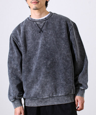 【雪の色ムラ】カラフルスノーパウダー裏起毛スウェット