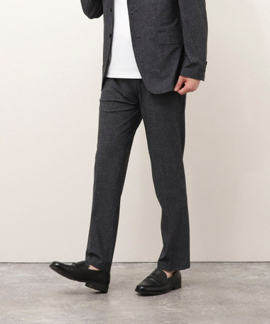 《ビジカジ/セットアップ対応》《接触冷感》4wayストレッチ　スラックス