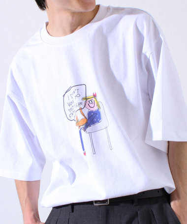 ［WEB限定 TIME SALE！］イラストレーター【ogwillust/オガワナツミ】 コラボ プリントTシャツ