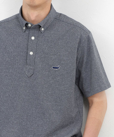《ビジカジ対応》クジラ Polo ボタンダウンポロシャツ 26SS