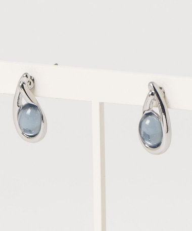 クリアカラードロップピアス