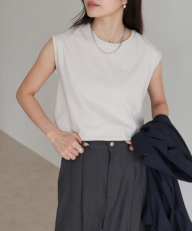 シルケットスムースフレンチTシャツ