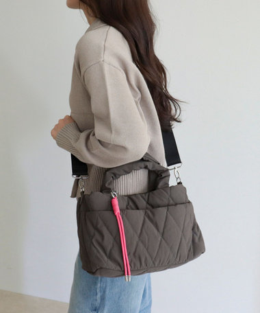 キルティング3ROOMトートバッグ