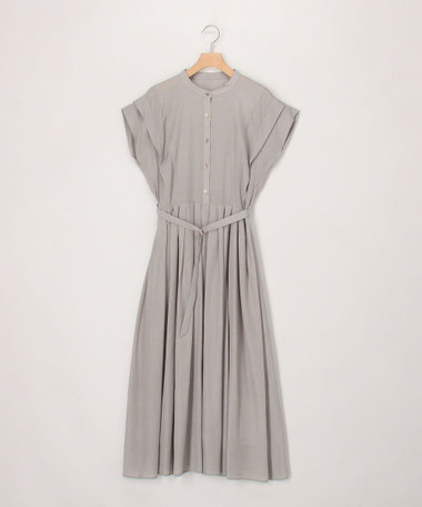 キュプラルックタックワンピース