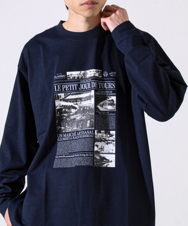 【MARUDE COTTON】フォトT ロングスリーブ