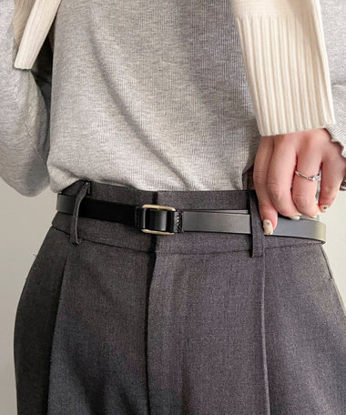 【atelier brugge/アトリエブルージュ】16mmスライドレザーベルト