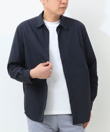 ナイロンリップ レギュラーカラーシャツ
