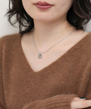 つぶしストーンフリーアジャストネックレス