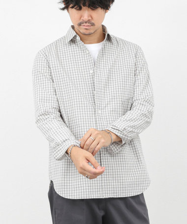 ダブルワッシャー タイプライター レギュラーカラーシャツ 25AW