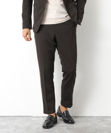 《ビジカジ/セットアップ対応》【尾州】先染めハニカムイージーPT 25AW