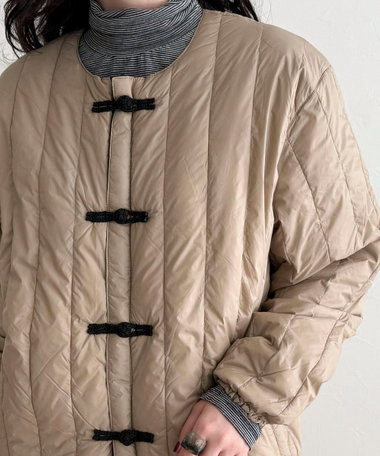 【TAION/タイオン】REVERSIBLE CHINA BUTTON INNER DOWN