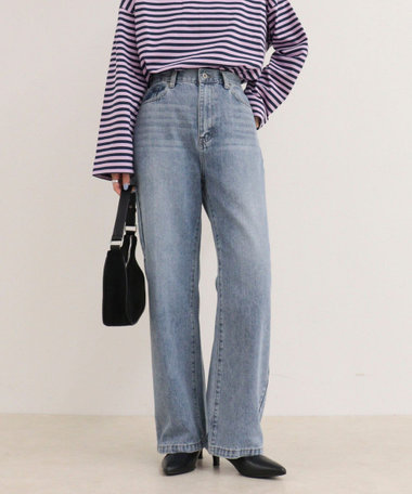 Dual Hem Lace Denim