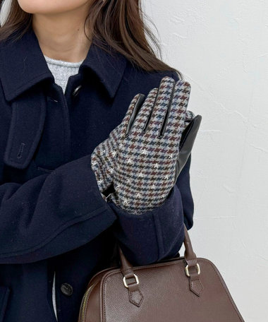 【CASSELINI/キャセリーニ】柄×モチーフ刺しゅうグローブ