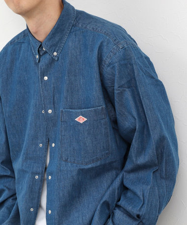 【DANTON/ダントン】DOT BUTTON B.D. SHIRT（DT-B0293 DUG）